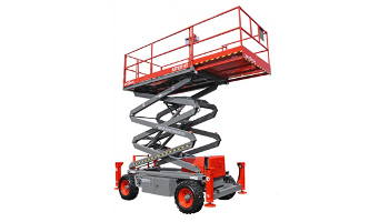 26 ft. rough terrain scissor lift rental in St. Stephen